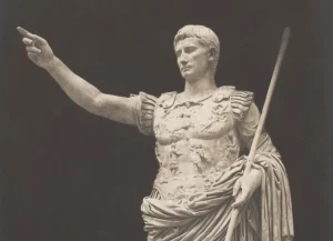 O homem de agosto: estátua do primeiro imperador romano, Augusto. (Foto: Domínio Público)