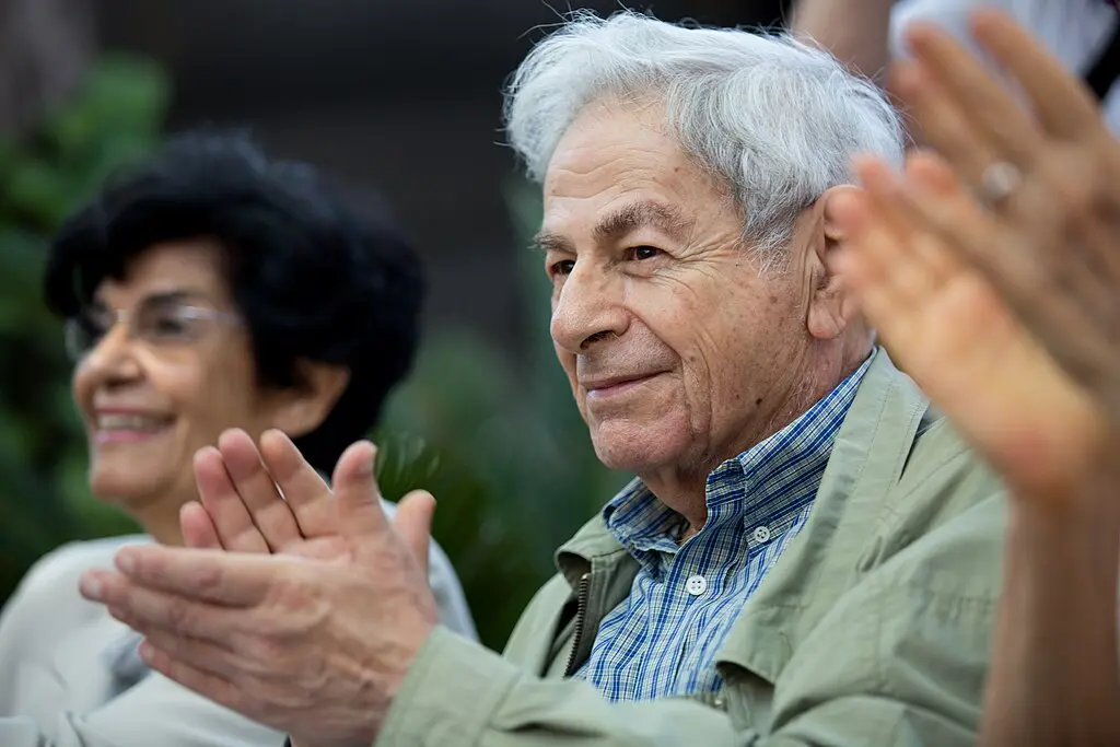 O escritor Raduan Nassar durante cerimônia entrega do Prêmio Camões de Literatura, em fevereiro de 2017. (Foto: Janine Moraes/MinC)
