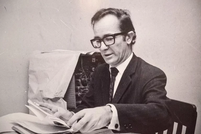 O jornalista e escritor Rodolfo Walsh. (Foto: Romina Santarelli / Ministerio de Cultura de la Nación)