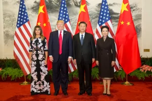 Visita do presidente dos EUA, Donald Trump, à China, em novembro de 2017. (Foto: Shealah Craighead / White House)