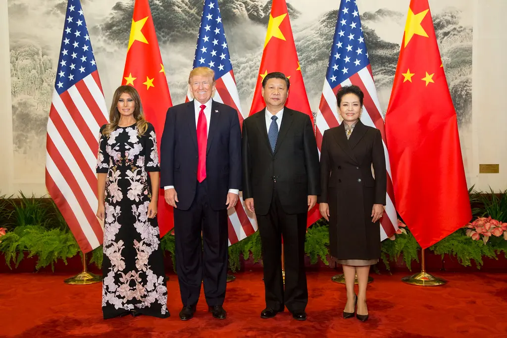 Visita do presidente dos EUA, Donald Trump, à China, em novembro de 2017. (Foto: Shealah Craighead / White House)