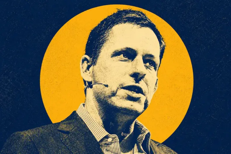O CEO da Palantir e criador da sociedade secreta Dialog, Peter Thiel. (Imagem: Estúdio Gauche, sobre foto de Dan Tayler / Wikimedia Commons)O CEO da Palantir e criador da sociedade secreta Dialog, Peter Thiel. (Imagem: Estúdio Gauche, sobre foto de Dan Tayler / Wikimedia Commons)O CEO da Palantir e criador da sociedade secreta Dialog, Peter Thiel. (Imagem: Estúdio Gauche, sobre foto de Dan Tayler / Wikimedia Commons)