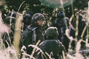 Soldados das Forças de Defesa de Israel (IDF) durante treinamento na Polônia, em junho de 2018. (Foto: Aaron Good / Michigan National Guard)
