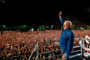 25.10.2026 - Presidente da República, Luiz Inácio Lula da Silva, durante discurso de reeleição, São Paulo (SP). (Foto: Ricardo Stuckert / Lula Oficial)